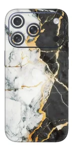 Gold Veins Marble - Mobile 3D Textured Skins (Abstract Series) design